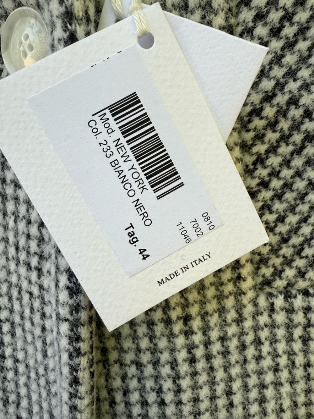 Amina Rubinacci houndstooth double-breasted jacket made in Italy - Picture 4 of 16